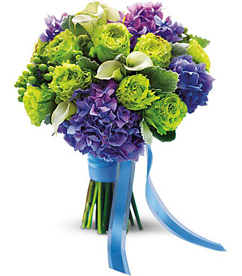 Luxe Lavender and Green Bouquet